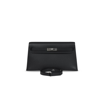 HERMÈS MASTER KELLY ELAN SILVER HARDWARE EPSOM 200369 (27*15*5cm)
